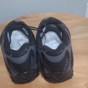 Black and Gray Athletic Shoes